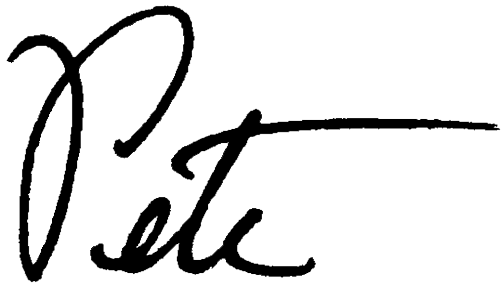 Peter Hoelter Signature